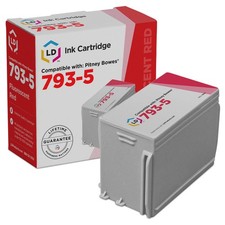 LD 793-5 Fluorescent Red Ink Cartridge for Pitney Bowes Printer picture