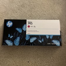 Genuine OEM HP 745 (F9K01A) Magenta Ink - Factory Sealed Exp: March 2025 picture