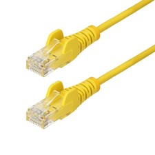 StarTech 10ft Yellow Slim CAT6 Ethernet Cable (n6pat10yls) picture