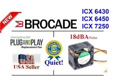1x Quiet Replacement Fan (18dBA) for Brocade ICX 6430, ICX 6450, ICX 7250 picture