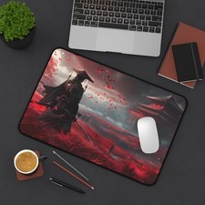 Ghost of Yotei Game, Desk Mat, Retro Anime Gaming Deskpad picture