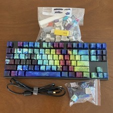 Varmilo VA87M Mechanical Keyboard Cherry MX Red switch + Pheilcia Galaxy Keycaps picture