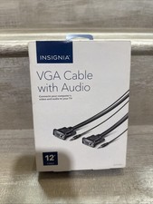 Insignia NS-PV12531 12 inch VGA Cable with Audio - Black picture