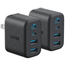 Anker Zolo USB C Charger Block, 2-Pack 4-Port Wall Adapter with 50W Max Output picture