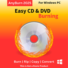 AnyBurn 2025 CD & DVD Burning Software ~ Iso File / Writing on CD-ROM ~ V 6.4 picture