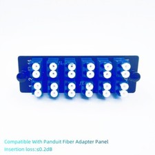 Fiber Adapter Panel OS2 12*LC Duplex 24 Fibers Compatible Panduit FAP12WBUDLCZ picture