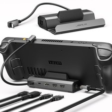 JSAUX Upgraded Docking Station 4K@120Hz for Steam Deck Gray (Dock Only)  picture