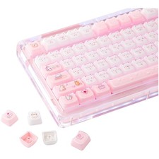 Charming Mao Profile Cat Keycaps for Mechanical Keyboards - Perfect Gift Option picture