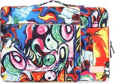 360° Protective Laptop Sleeve Case Bag with Handle for MacBook Air 15 inch, Pro picture