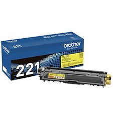 Brother Genuine Standard Yield Toner Cartridge TN221Y, Yellow Toner picture