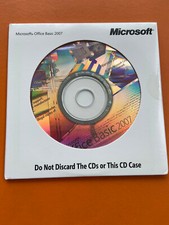 Microsoft Office Basic  WORD,EXCEL,OUTLOOK  2007 Full Version With License  NEW picture