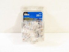 25 Pack Ideal 85-346 Data/Network Modular Plugs Plug CAT5e/RJ-45, Brand New picture