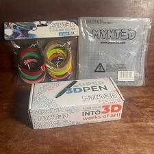 MYNT3D Super 3D Printing Pen, KIT w/ Filaments and Design Pads, Brand New Sealed picture