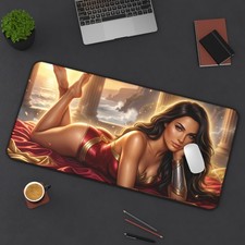 DC Comics Wonder Woman Mouse Pad, Extended XXL Keyboard Mat picture