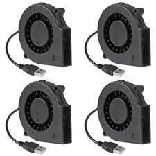 4Pcs 75mm USB Fan 75mm x 15mm Cooling Turbo Blower Fan 5V 7515 USB DC Brushless picture