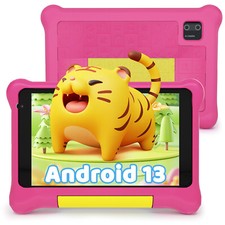 AEEZO Kids Tablet 7 inch Android 13 Tablets  for kids 3-12 32GB with Shockproof picture