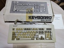 MY-COM Model K156 Cherry Mechanical Keyboard PS/1 Boxed Vintage New picture