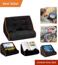 Machine Washable Black Book Couch - Hands-Free Tablet & E-Reader Holder picture