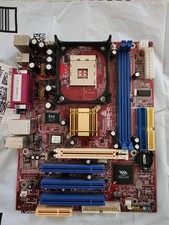BIOSTAR U8668-D Ver 5.0 Motherboard SL7D8 With IO Shield picture