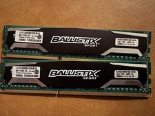 Crucial Ballistix Sport 2 x 4GB - 8GB DDR3 Memory BLS4G3D169DS1S00.16FER2 picture
