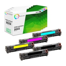 TCT 5PK 305X 305A set CE410X CE411A CE412A CE413A For HP Color LaserJet Pro 400 picture