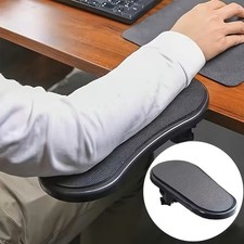 Ergonomic Desk Arm Rest Clamp On Computer Forearm Elbow Wrist Support Black picture