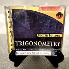 Trigonometry The Learning Company Success Builder CD-Rom Windows 95 & Mac - MINT picture