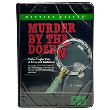 Mystery Master Murder by the Dozen Apple II+/IIe Game CBS Software Complete 1983 picture