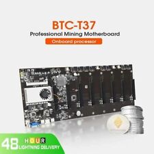 BTC T37 Mining Motherboard with CPU 8 GPU Video Cards Riserless Miner Mainboard picture