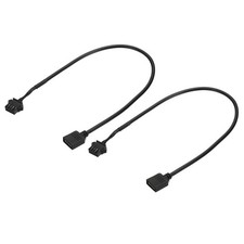 12V 4 Pin to SM4P Female Splitter Cable 2Pcs, Power Cord ARGB Extension Cable picture