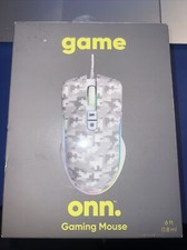 ONN Gaming Mouse New In Box Grey Camo picture