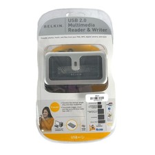 Belkin USB 2.0 Multimedia Reader Writer F5U249v SD CF Smart Media Memory Stick picture