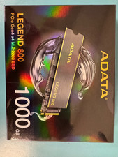 NEW ADATA LEGEND GOLD 800 1TB SSD PCIe Gen 4 x 4 NVMe Solid State Drive Gen4 picture