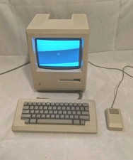 1984 APPLE MACINTOSH 128K  Original Model M0001 With Keyboard and Mouse  picture
