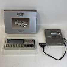 Sharp PC-1350 CE-126P Pocket Vintage Computer Printer Cassette Box READ Desc picture