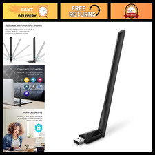 AC600 USB WiFi Adapter for Desktop PC - High-Speed Wireless USB Network Adapter picture