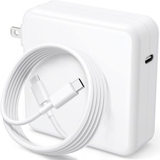 120W USB-C Charger Adapter for MacBook Pro Air iPad Pro Samsung Galaxy White picture