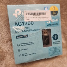 O-TP-Link Archer T3U AC1300 Mini Wireless MU-MIMO USB Adapter Dual Band Super picture
