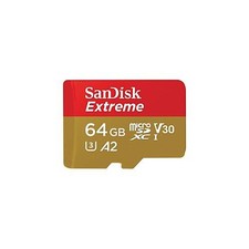 Sandisk SDSQXAH-064G-GN6MA EXTREME USD 170/80MB/S C10 UHS U3 V30 A2 RPD1 CARD+AD picture