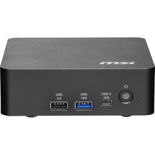MSI CUBI NUC AI+ BAREBONE DESKTOP, INTEL CORE 5-322, 2X DDR5 SLOTS (UP -  BLACK picture
