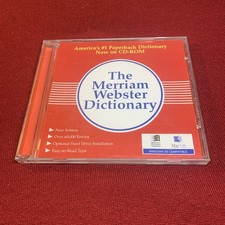 THE MERRIAM WEBSTER DICTIONARY ON CD-ROM WINDOWS 95/MACOS picture