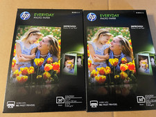 HP Everyday Photo Paper 2 Packs 50 Sheets ea Glossy 4 x 6