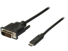 StarTech.com CDP2DVIMM1MB 3.3 ft / 1 m USB-C to DVI Cable - USB Type-C Video Ada picture