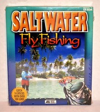 ValuSoft -Saltwater Fly Fishing CD-ROM -PC Simulation Sports Fishing Game –New picture