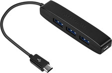 3-Port Micro USB OTG Hub Adapter for Fire Stick 4K, Playstation Classic picture