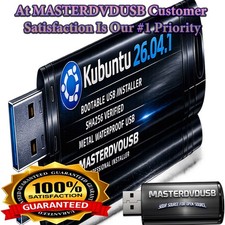 Kubuntu 26.04.1 Bootable USB Live/Installer | SHA256 Verified | UEFI / Legacy  picture