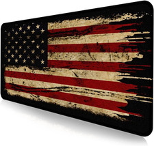 Large American Flag Mouse Pad Extended Desk Mat Non-Slip Waterproof 35.4×15.7 picture