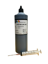 Black Bulk Refill Ink 500ml Bottle Pigment for All Inkjet Printer Cartridge picture