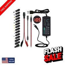 Universal 3V-24V 3A Power Supply - Adjustable AC/DC Adapter with 14 Tips picture