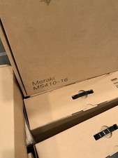 New Cisco Meraki MS410-16-HW Cloud Managed Network Switch UnClaimed, No License picture